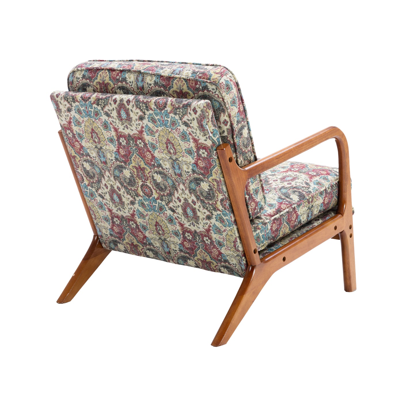 Gipsy, Solid Wood Frame Armchair for Living Room