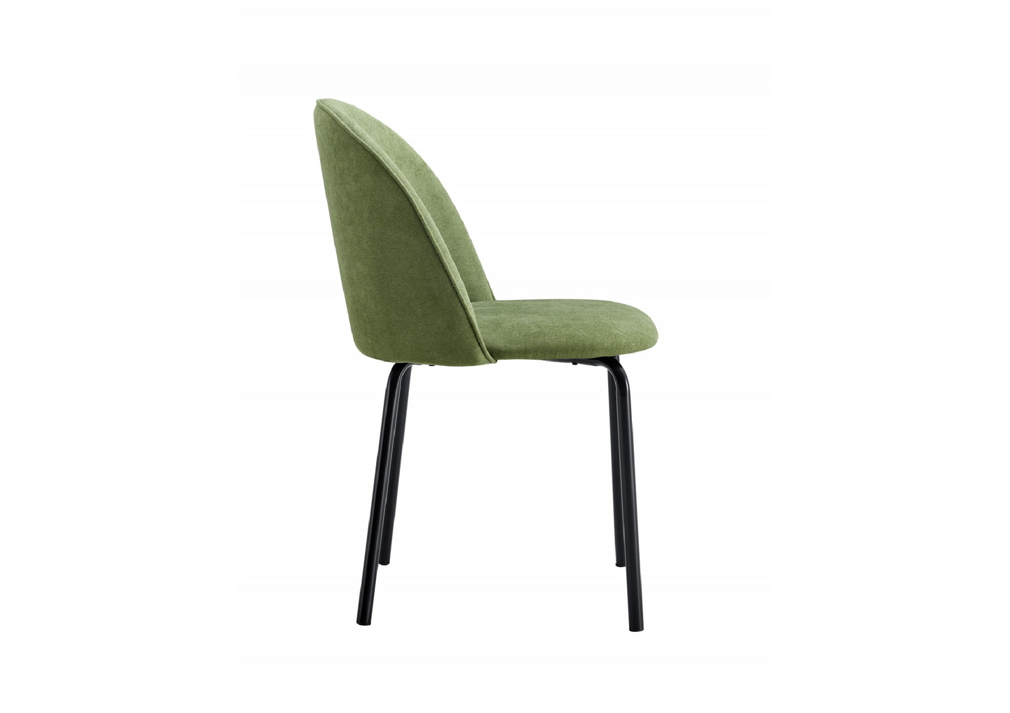 "MARVIN" Modern Dining Chair, Avocado Green. Set of 2