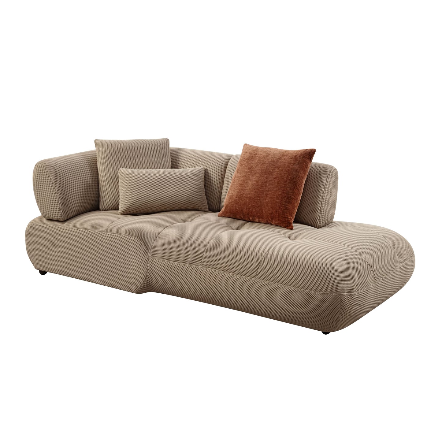 "Duran" Modern Sectional Sofa with Pillows