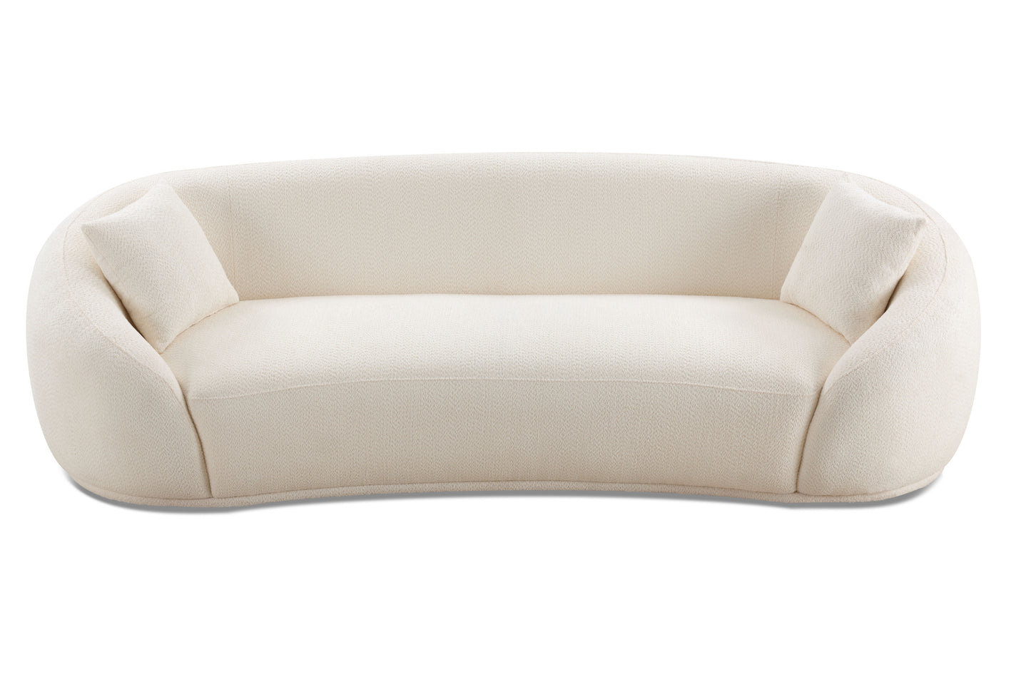 "DANIZ" 3 person Half Moon modern luxury Sofa.