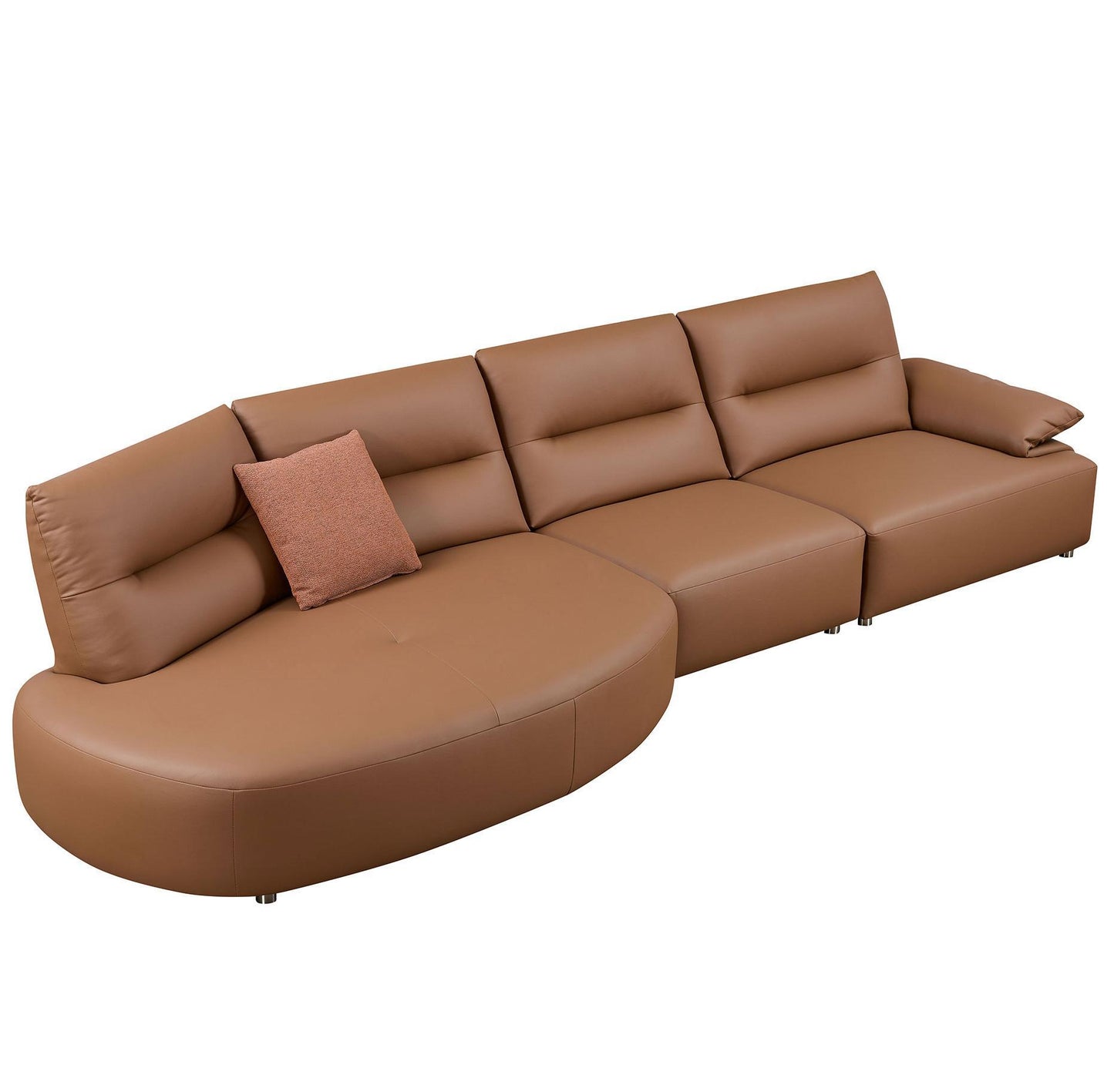 "EDISON" Sectional Sofa with Eco Leather