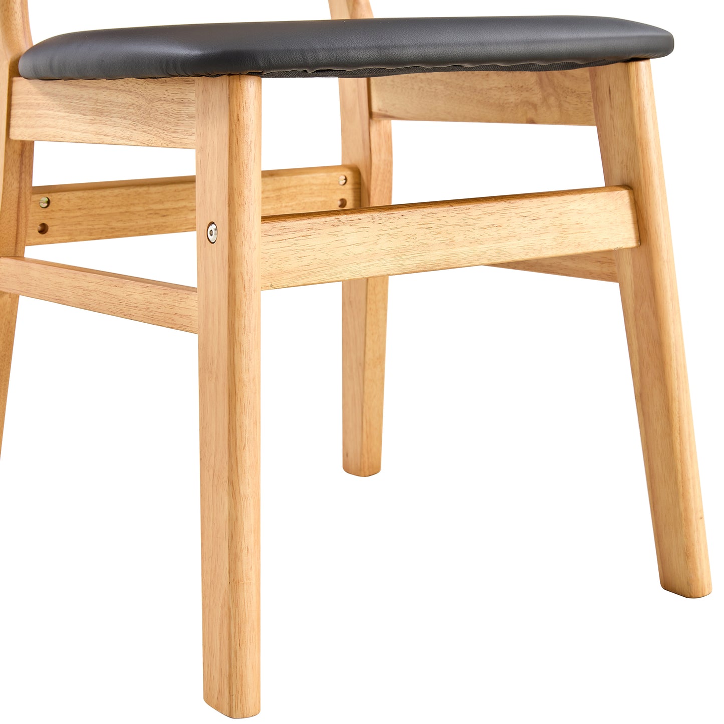 "SATOR" Solid Wood Dining Chair with Ratan (Set of 2)