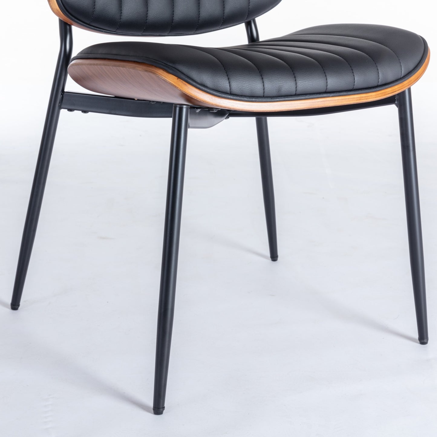 "KALAN" Mid Century Modern Leather Chair