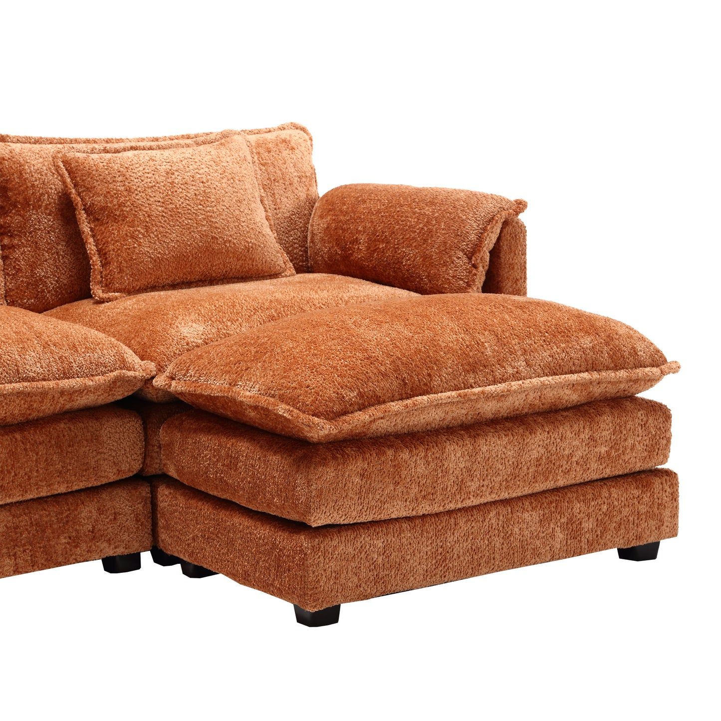 "LOUIS" Modern Sectional Chenille Sofa