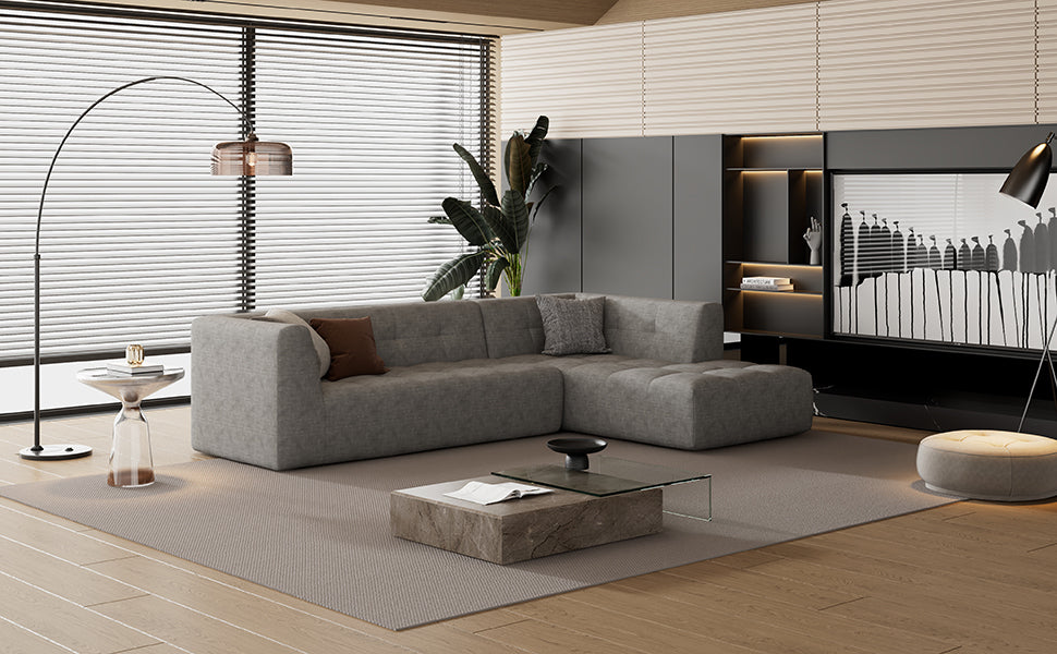 KALAN Modular Sofa Charcoal Grey