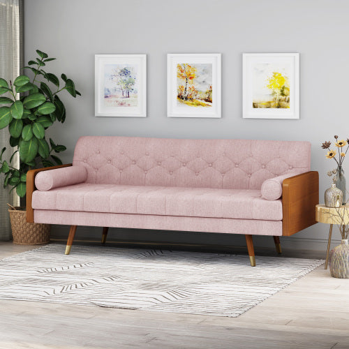 "CELINE" Mid-Century Modern Tufted Sofa