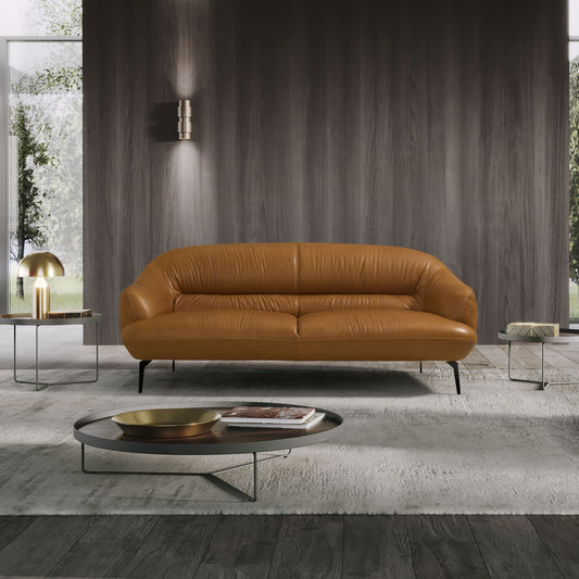 "Lorenzo" Modern Leather Couch