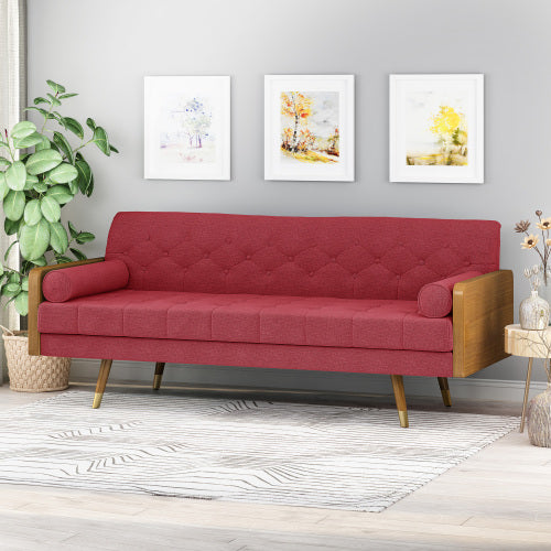 "CELINE" Mid-Century Modern Tufted Sofa