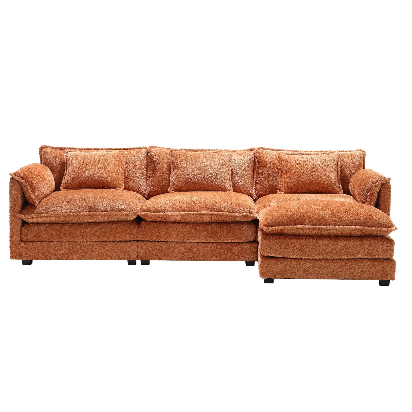 "LOUIS" Modern Sectional Chenille Sofa