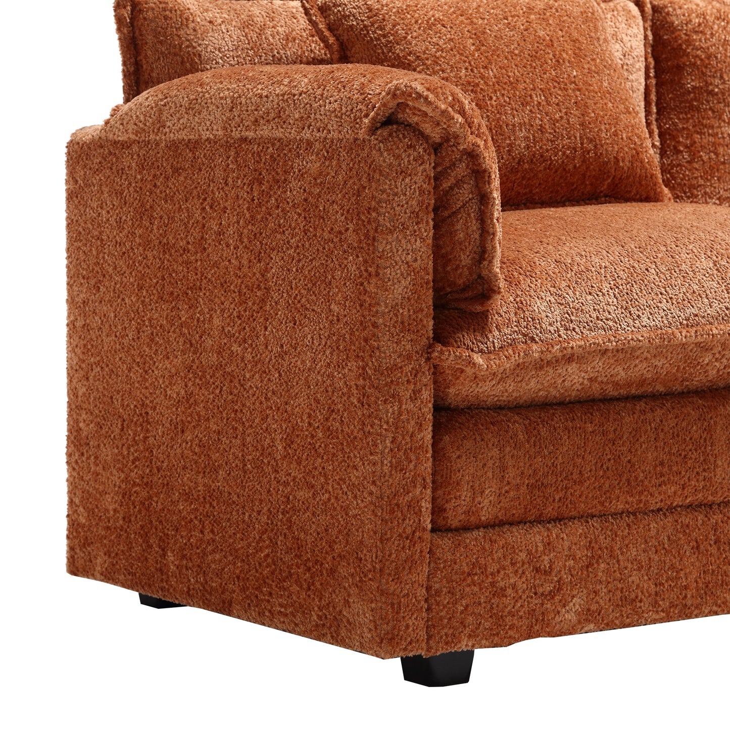 "LOUIS" Modern Sectional Chenille Sofa