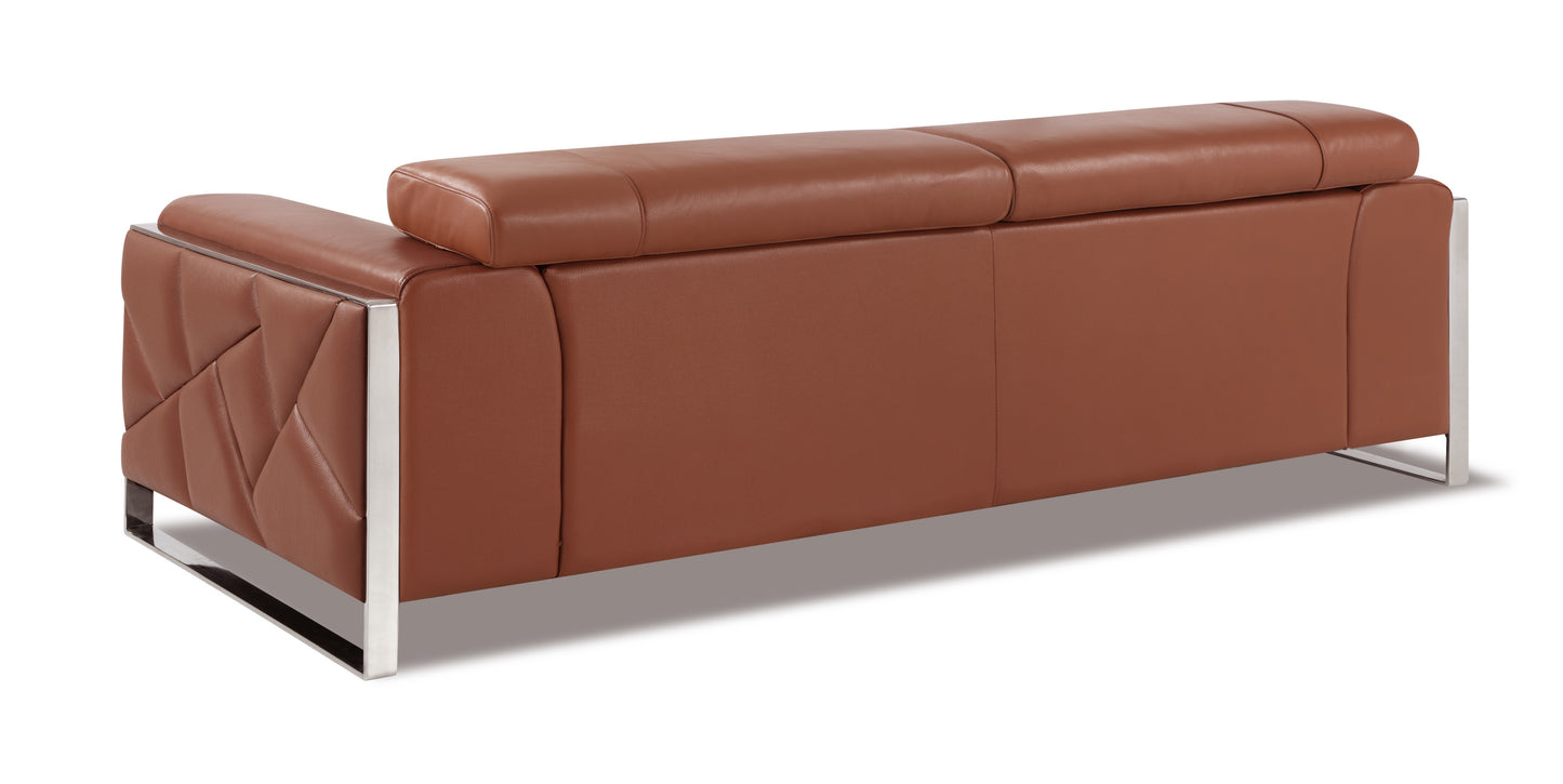 "Pescara" Italian Leather Sofa