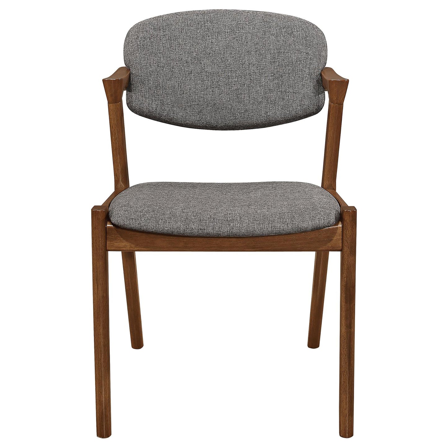 "JUNO" Dark Walnut Dining Chair in Mid-Century Modern(Set of 2)