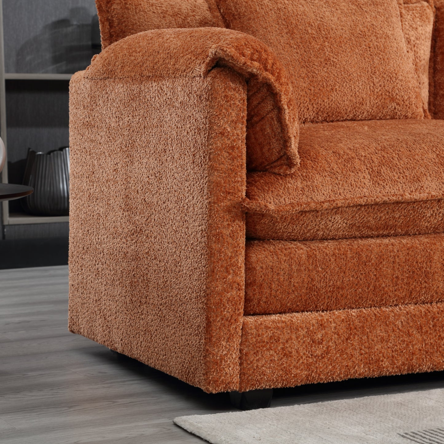 "LOUIS" Modern Sectional Chenille Sofa