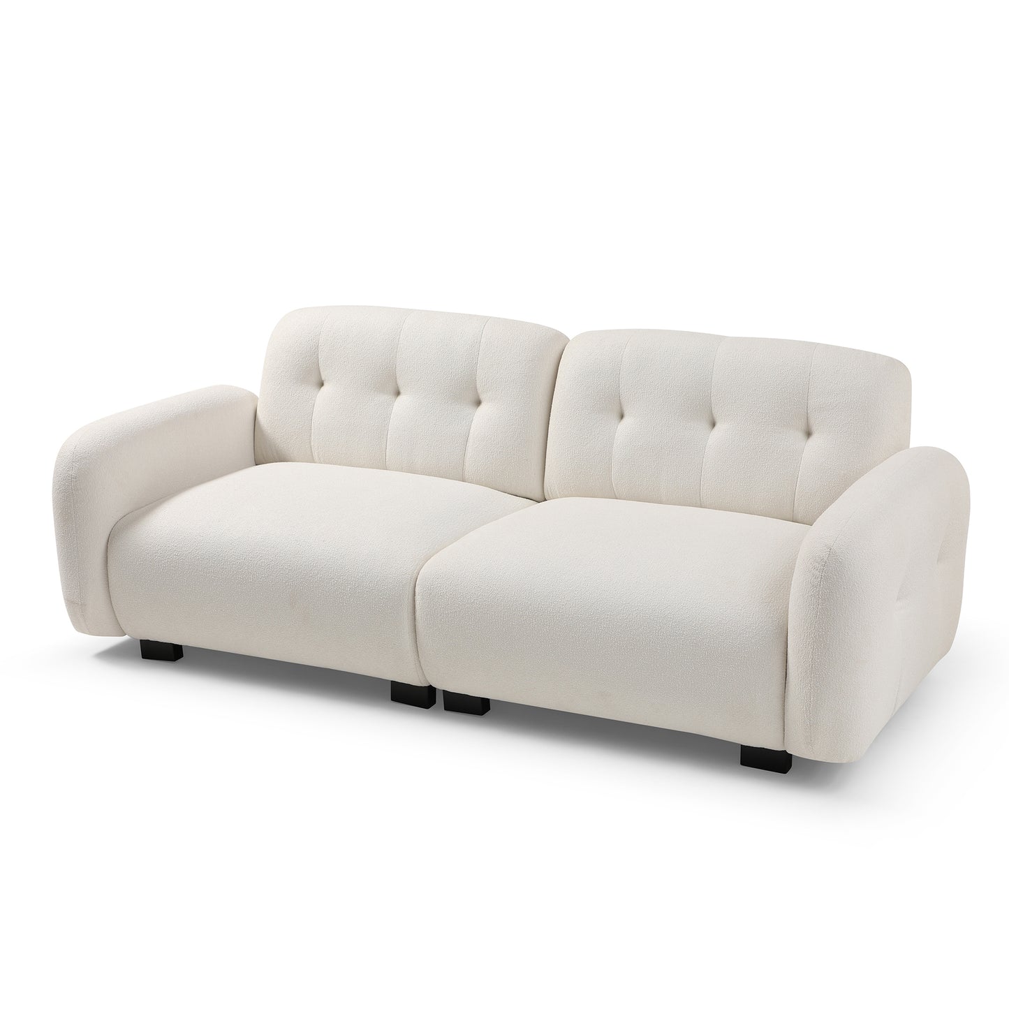 "Nirvana" Modern Upholstered Love Seat Sofa