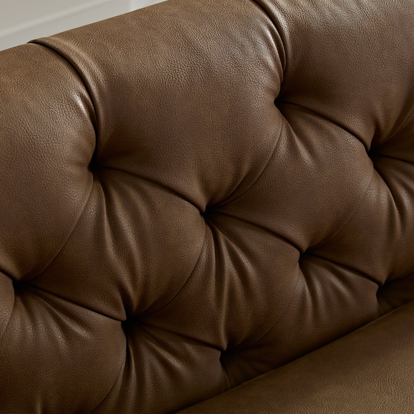 "Romero" Retro Designed Luxury Italian Suede Sofa