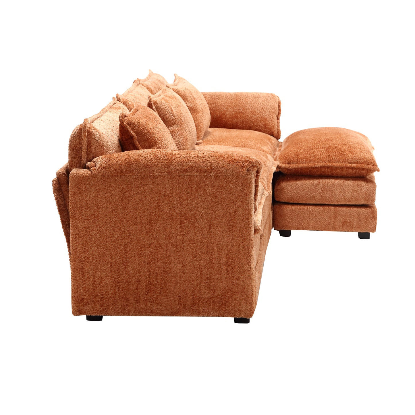 "LOUIS" Modern Sectional Chenille Sofa