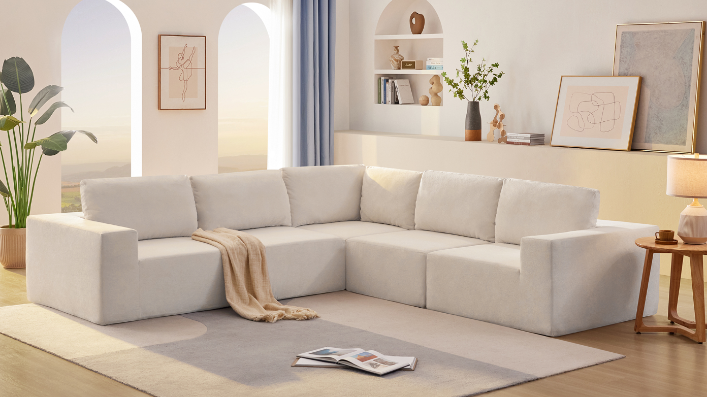 "Juliana" Modular Luxury Sectional Sofa