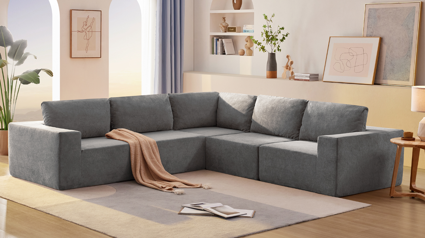 "Juliana" Modular Luxury Sectional Sofa