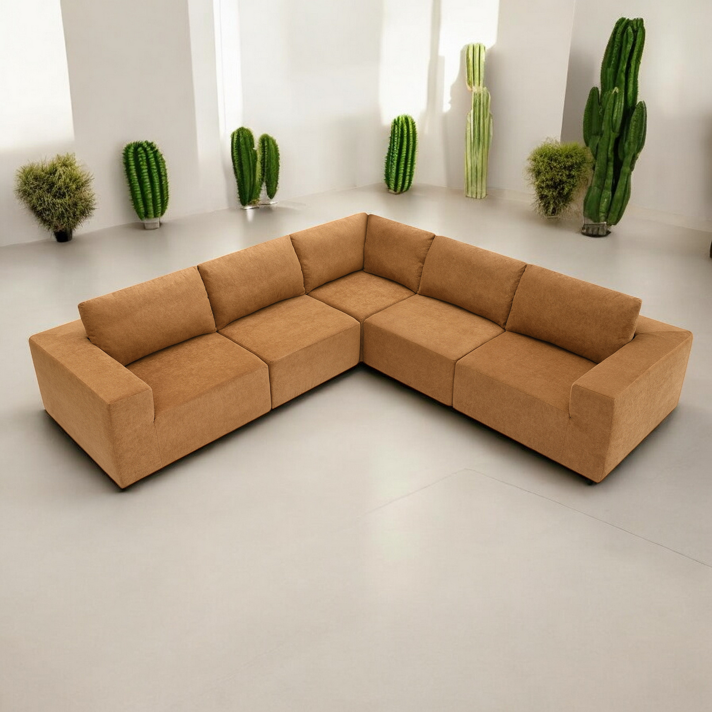 "PARKER" Modular Shaped Sectional Sofa