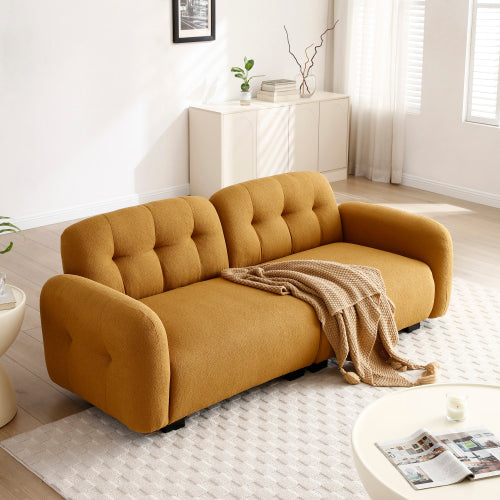 "Nirvana" Modern Upholstered Love Seat Sofa