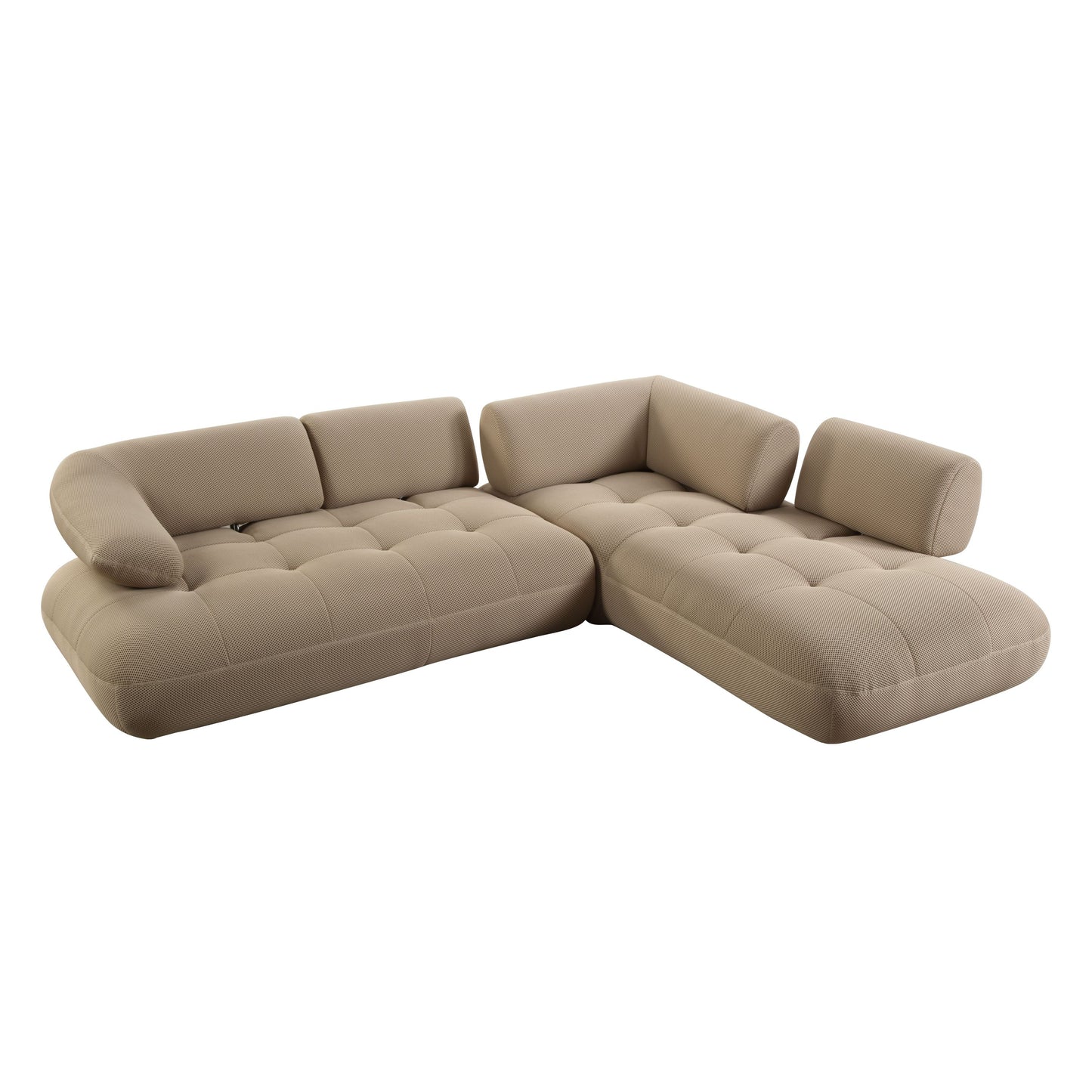 "Duran" Modern Sectional Sofa with Pillows