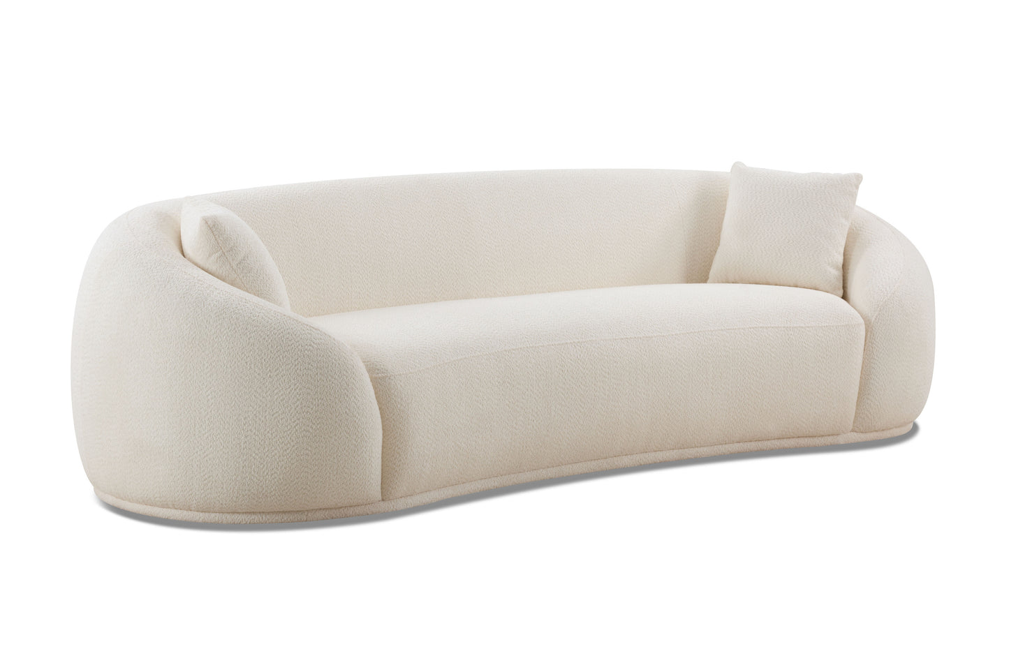 "DANIZ" 3 person Half Moon modern luxury Sofa.