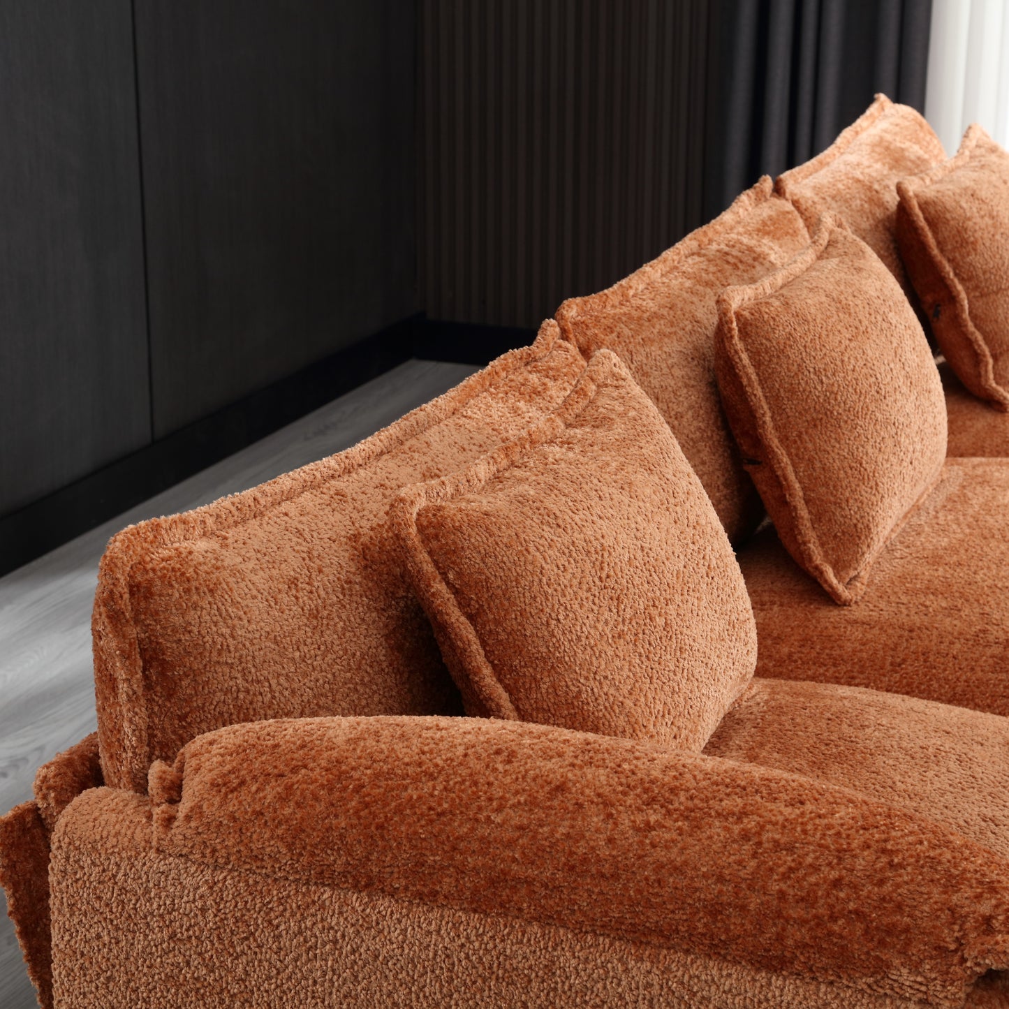 "LOUIS" Modern Sectional Chenille Sofa