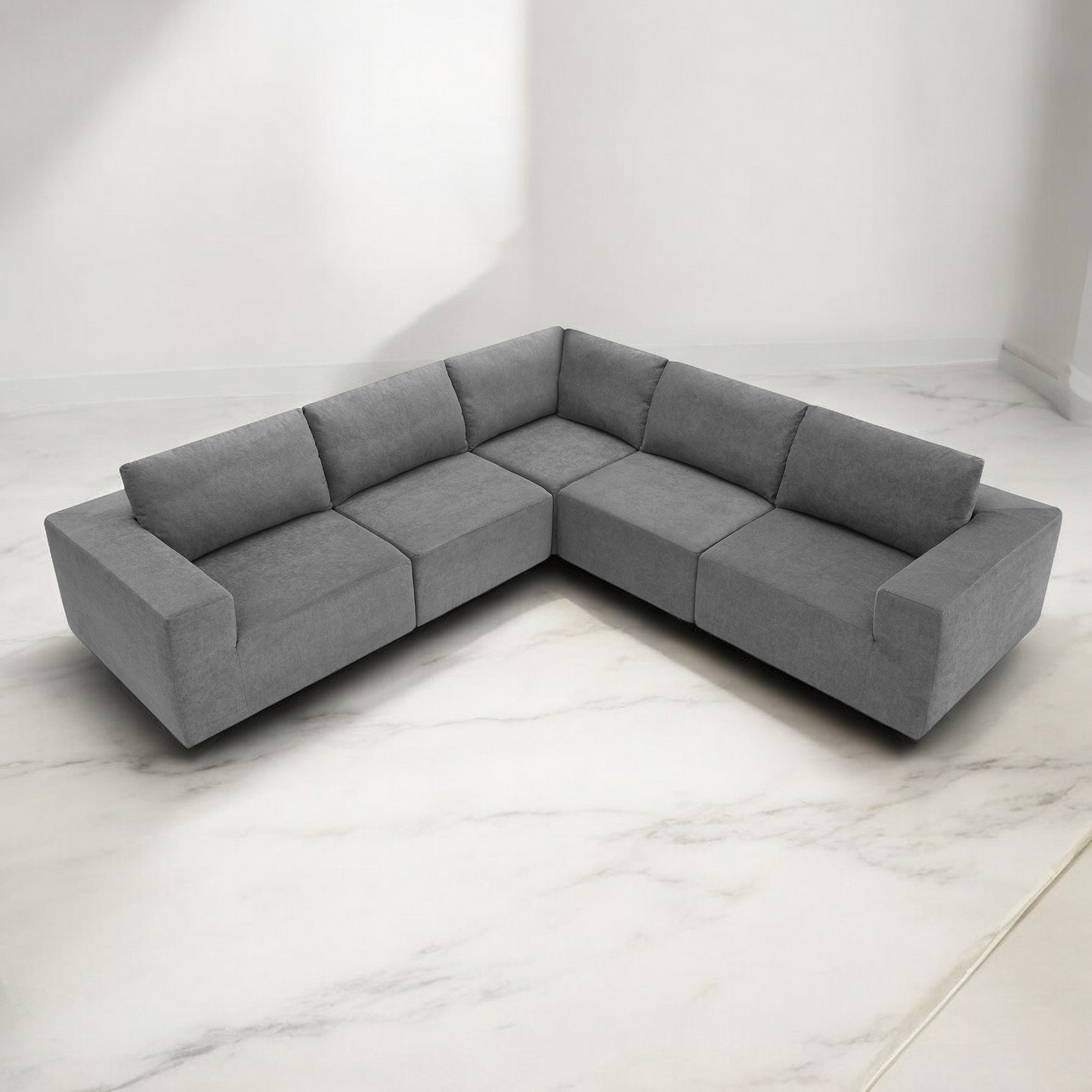 "PARKER" Modular Shaped Sectional Sofa