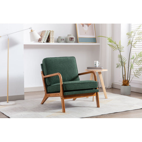 "KALAN" Wood Frame Modern Armchair