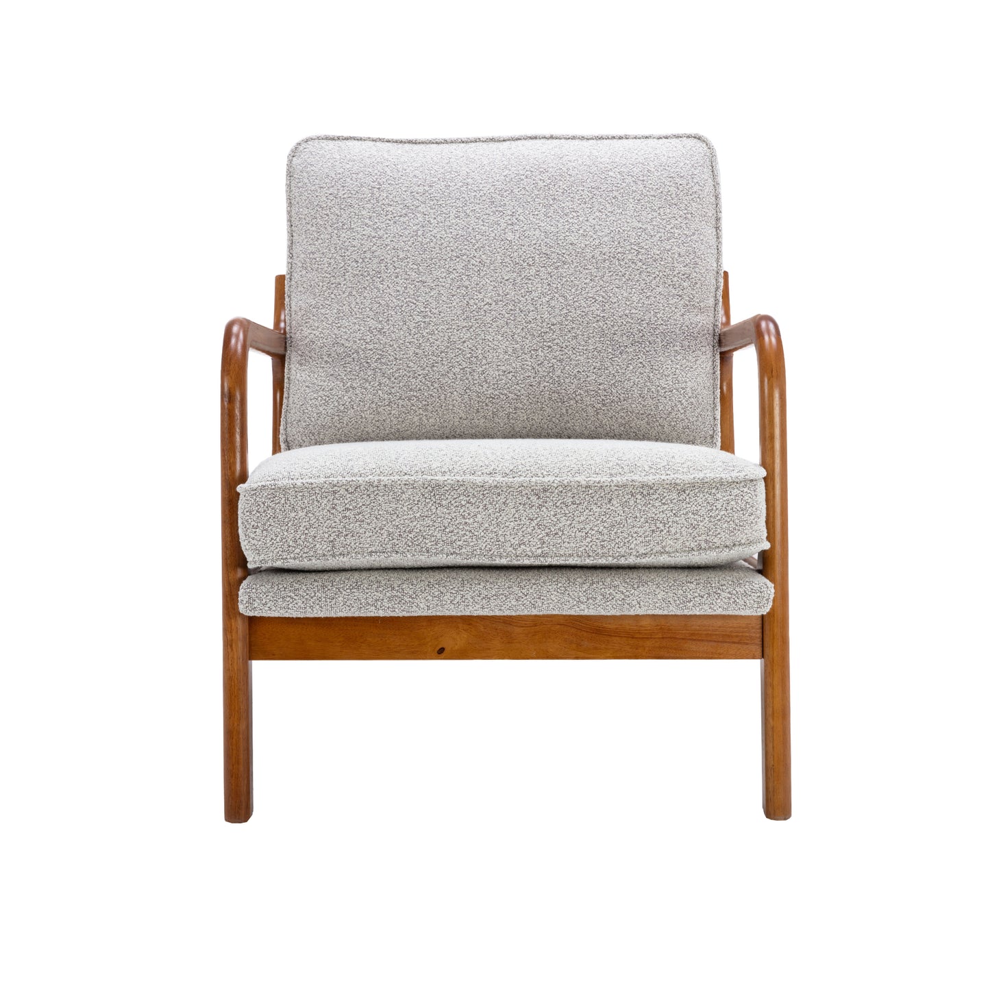 "KALAN" Wood Frame Modern Armchair