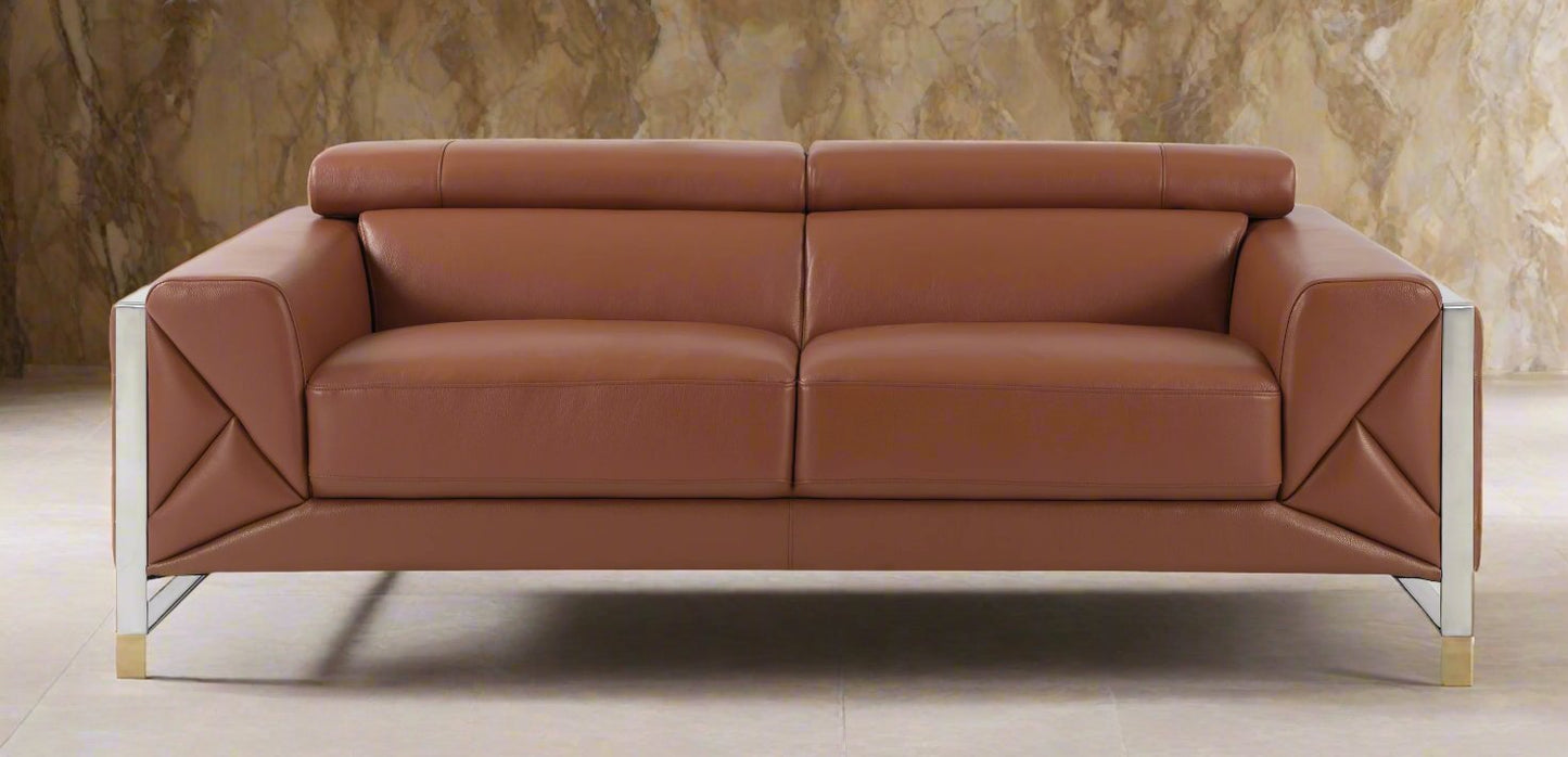 "Pescara" Italian Leather Sofa