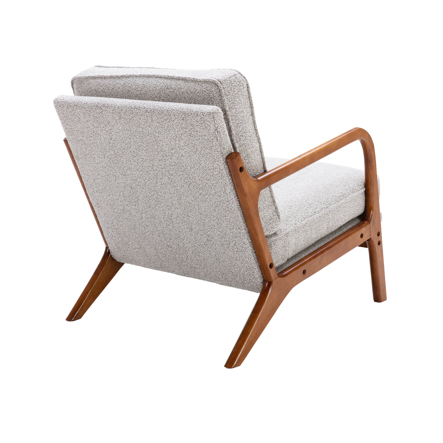 "KALAN" Wood Frame Modern Armchair